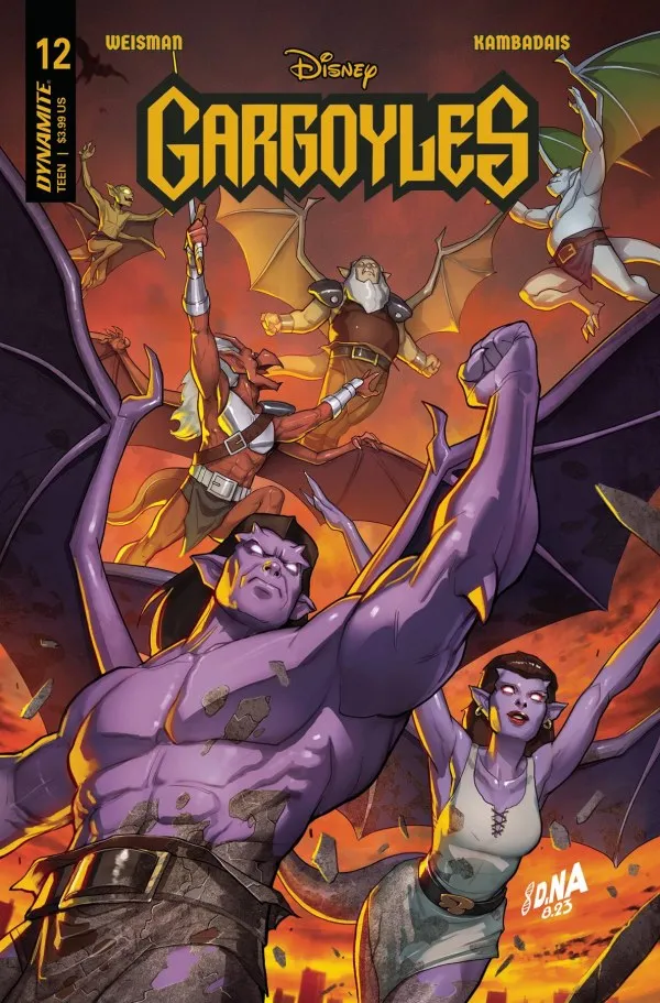 Cover of Gargoyles #12