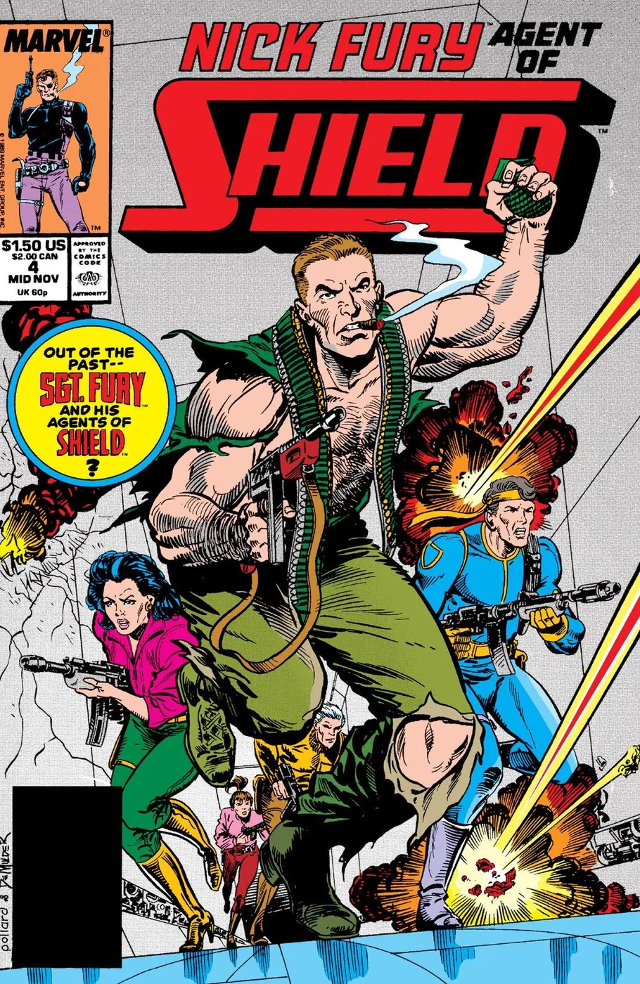 Cover of Nick Fury, Agent of S.H.I.E.L.D. #4