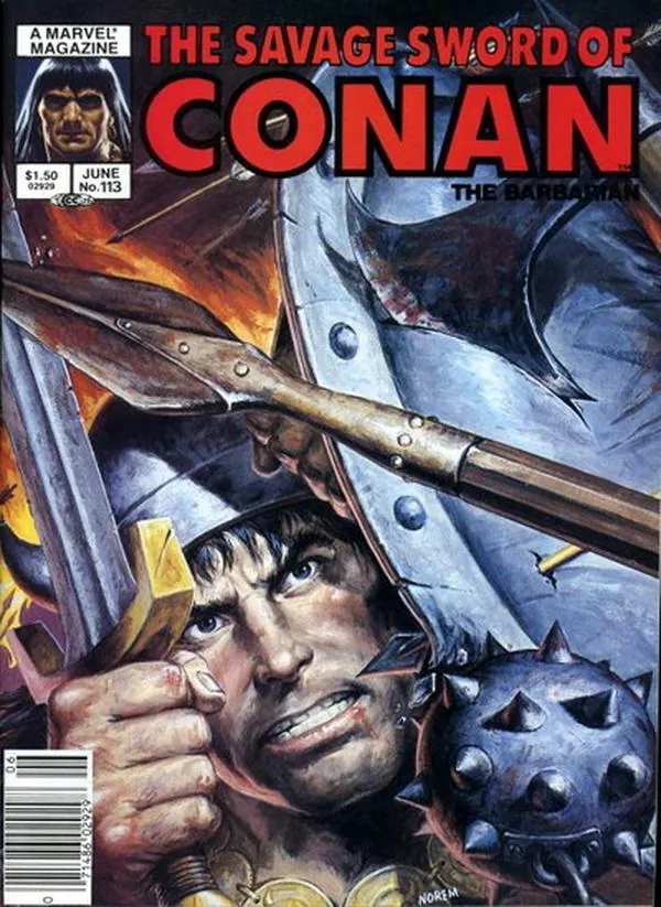 Cover of The Savage Sword of Conan #113