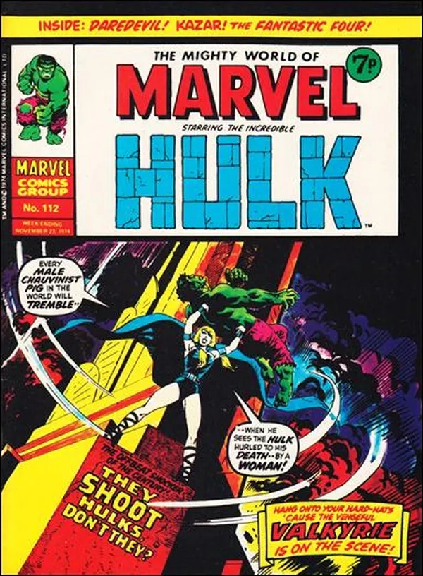 Cover of The Mighty World of Marvel #112