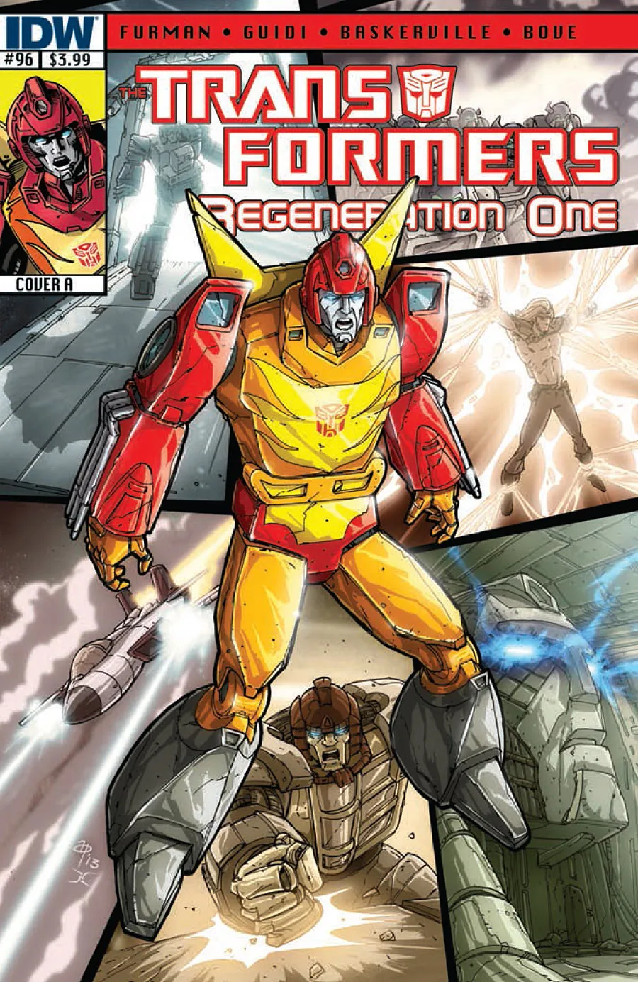 Cover of Transformers: Regeneration One #96