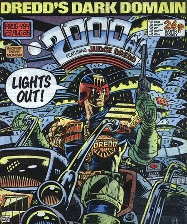 Cover of 2000 AD #484