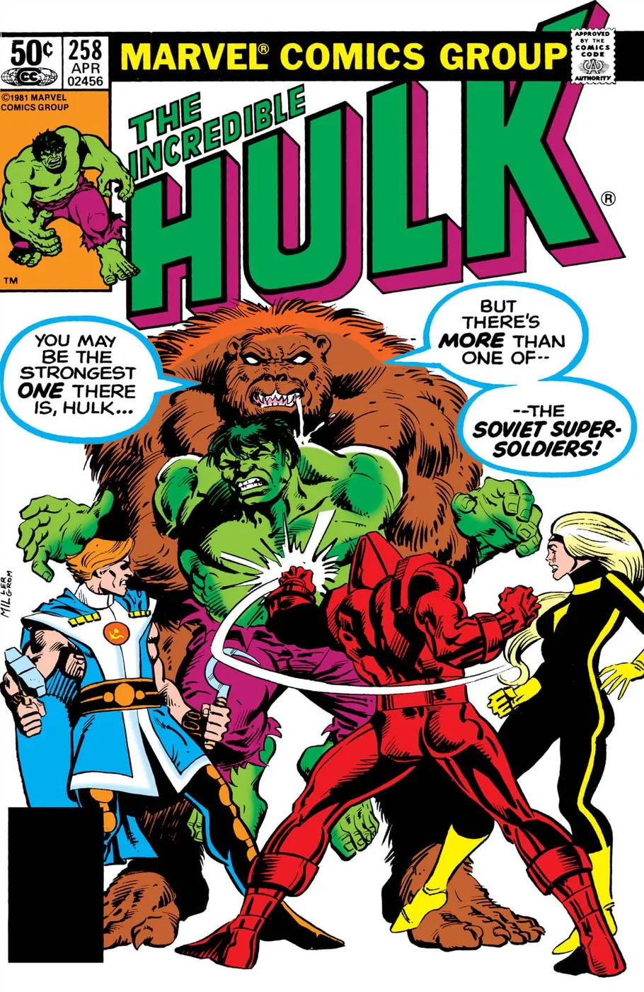 Cover of The Incredible Hulk #258
