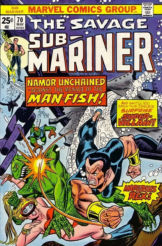 Cover of Sub-Mariner #70