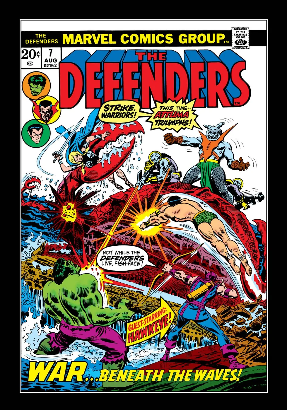 Cover of The Defenders #7