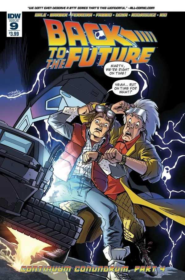 Cover of Back to the Future #9