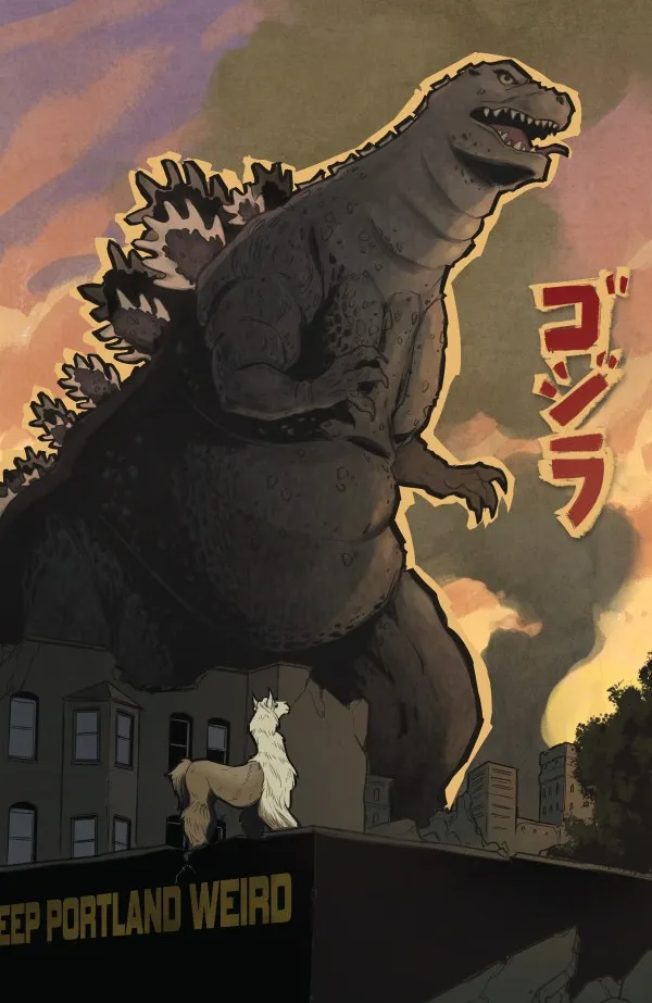 Cover of Godzilla vs. America: Portland #1