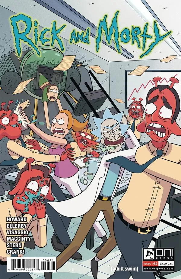 Cover of Rick and Morty #54