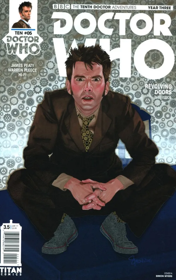 Cover of Doctor Who: The Tenth Doctor, Year Three #5