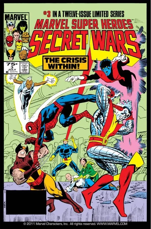 Cover of Marvel Super-Heroes Secret Wars #3
