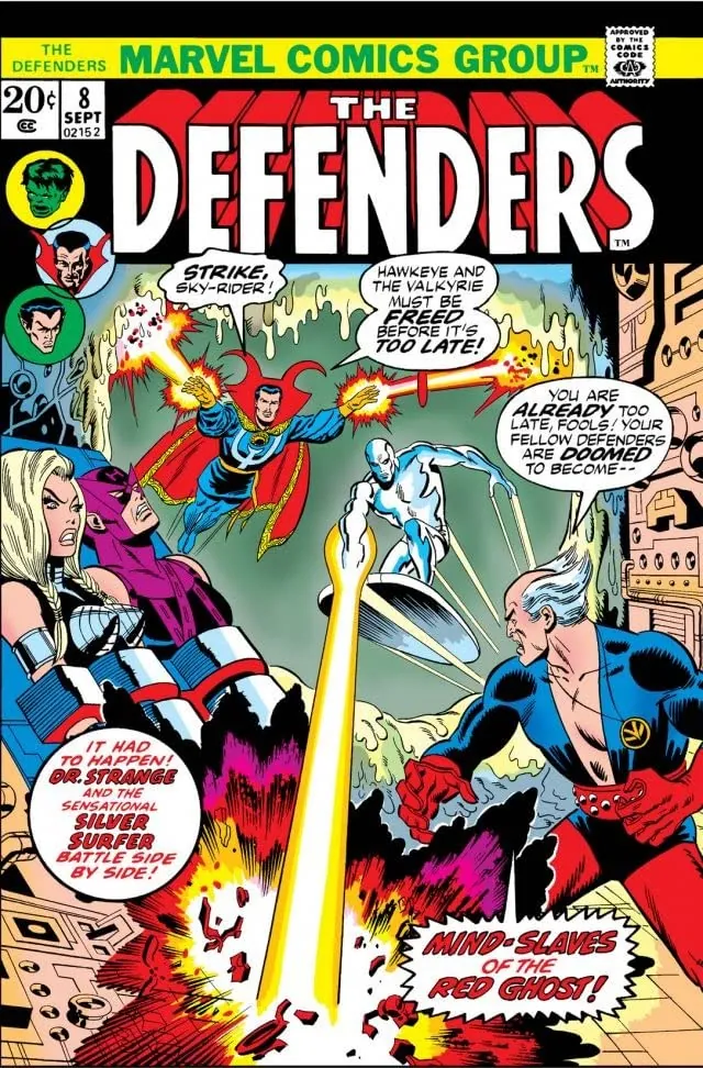 Cover of The Defenders #8