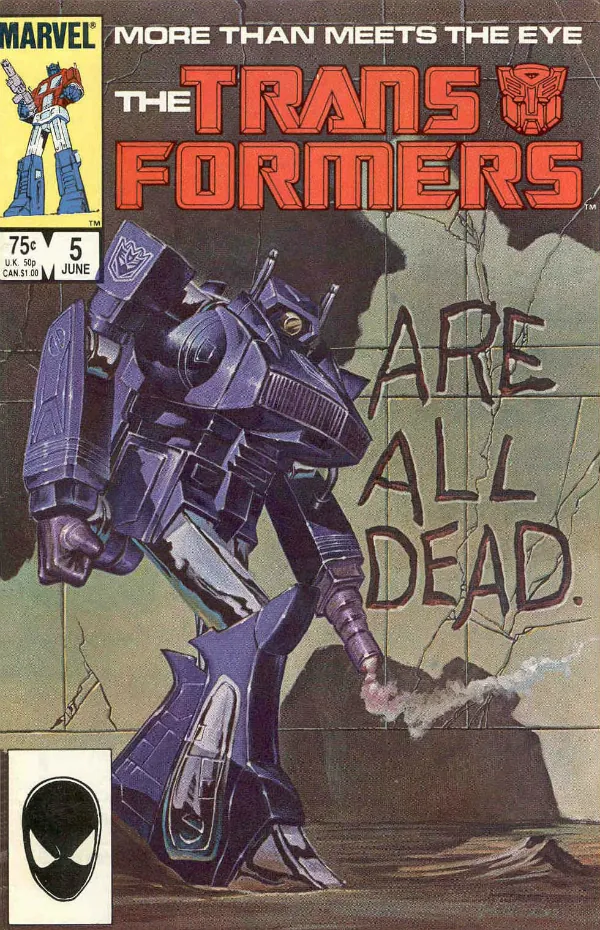 Cover of The Transformers #5