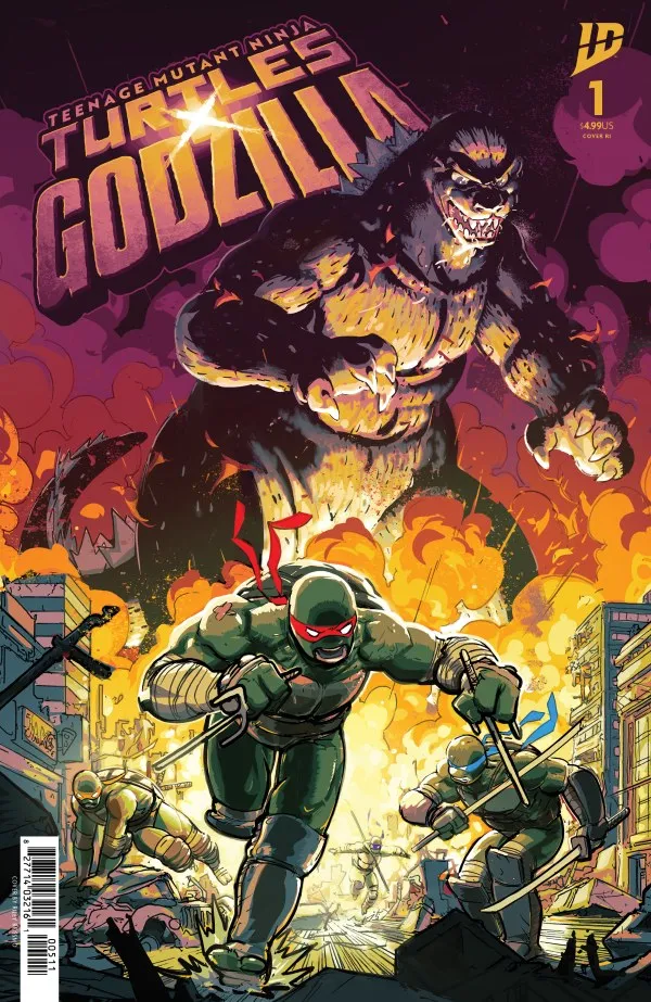 Cover of Teenage Mutant Ninja Turtles [TMNT] x Godzilla #1
