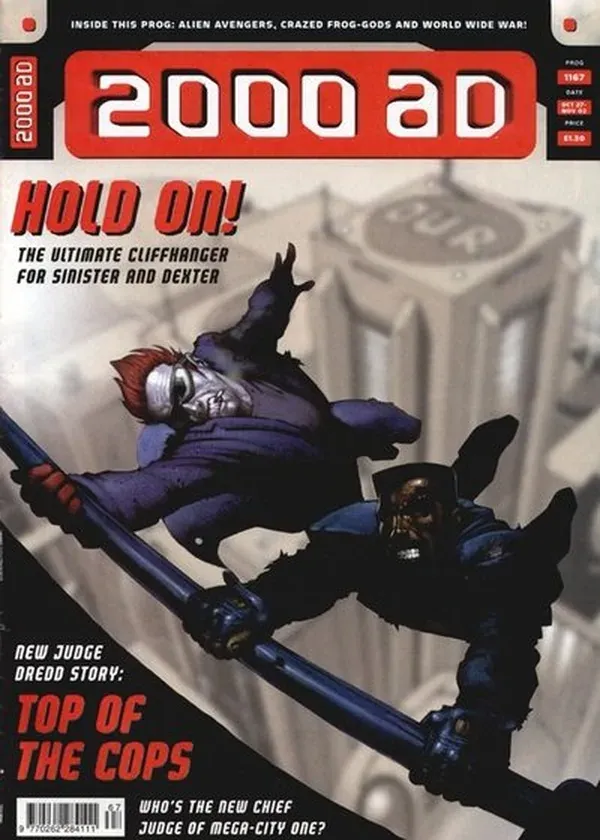 Cover of 2000 AD #1167