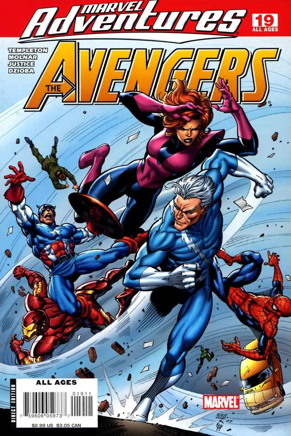 Cover of Marvel Adventures The Avengers #19