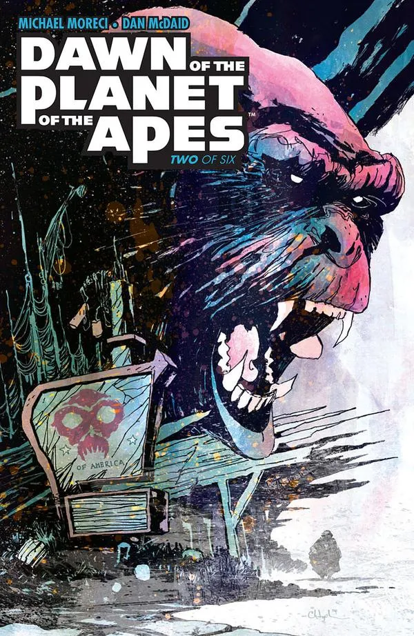 Cover of Dawn of the Planet of the Apes #2