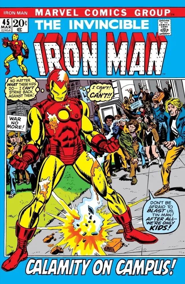 Cover of Iron Man #45