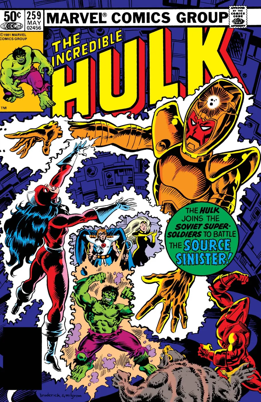 Cover of The Incredible Hulk #259