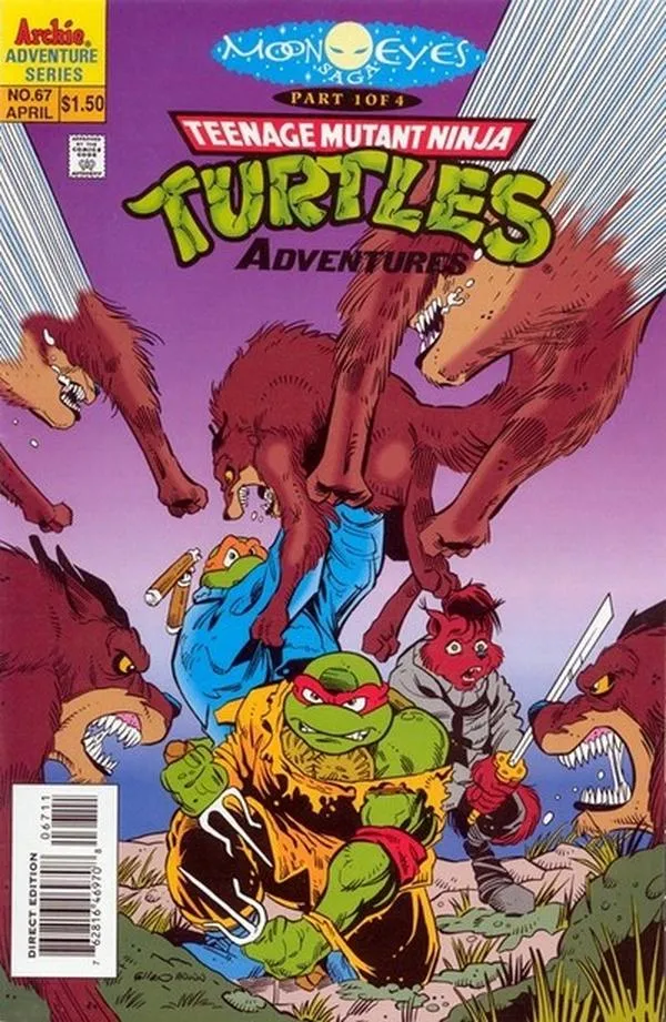 Cover of Teenage Mutant Ninja Turtles Adventures #67