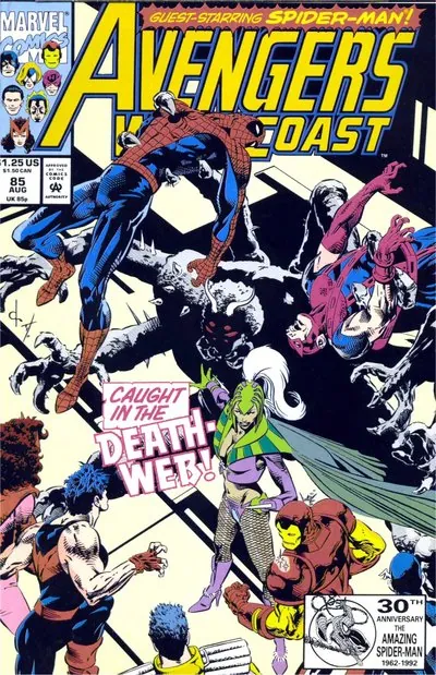 Cover of Avengers West Coast #85