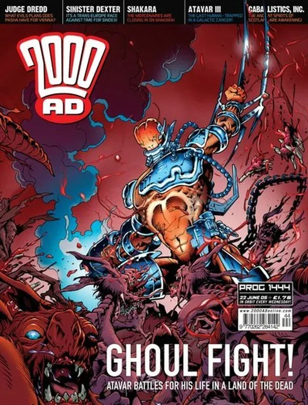 Cover of 2000 AD #1444