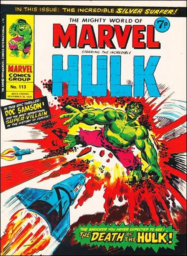 Cover of The Mighty World of Marvel #113