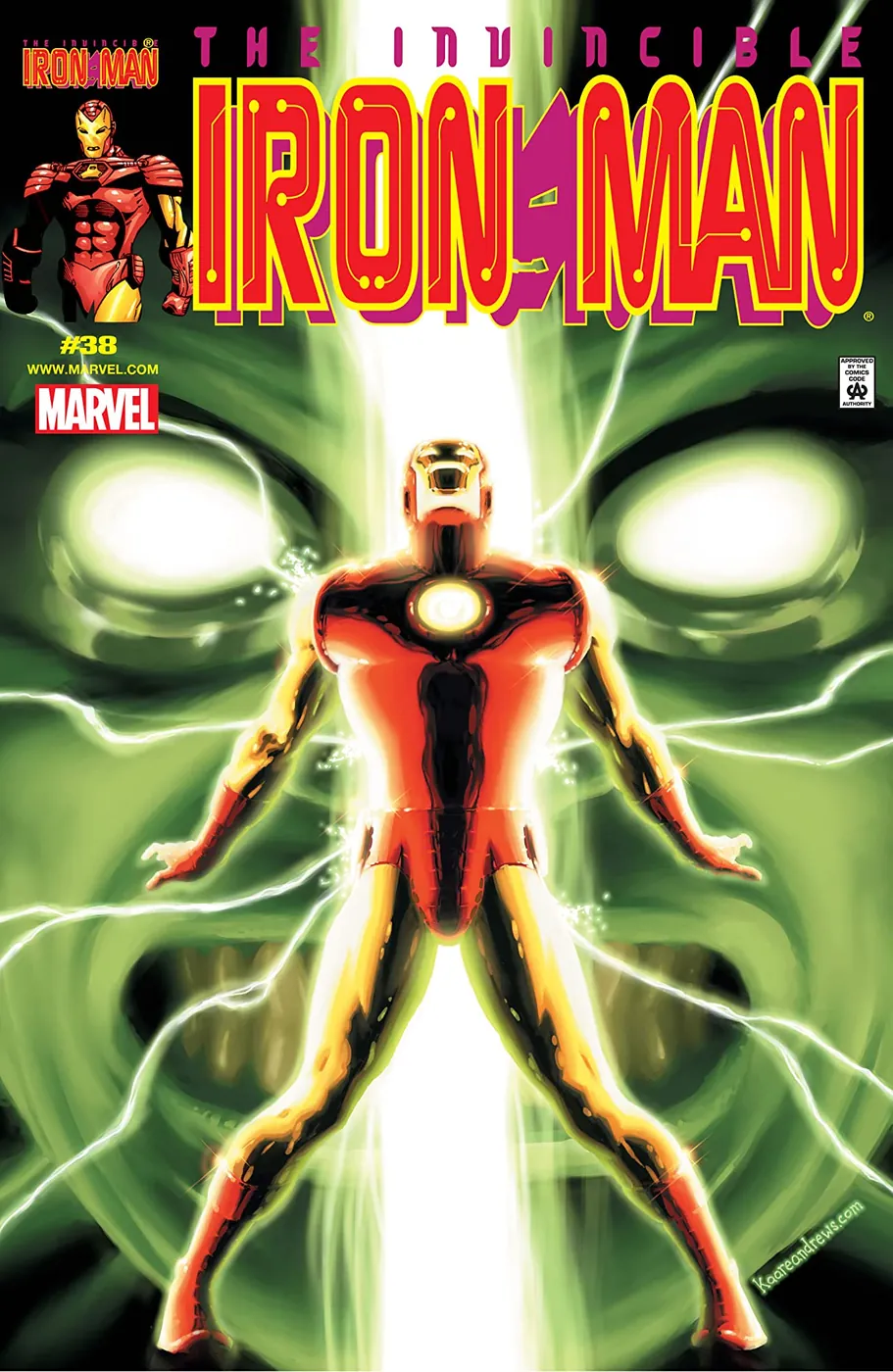 Cover of Iron Man #38