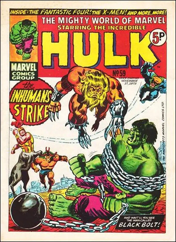Cover of The Mighty World of Marvel #59