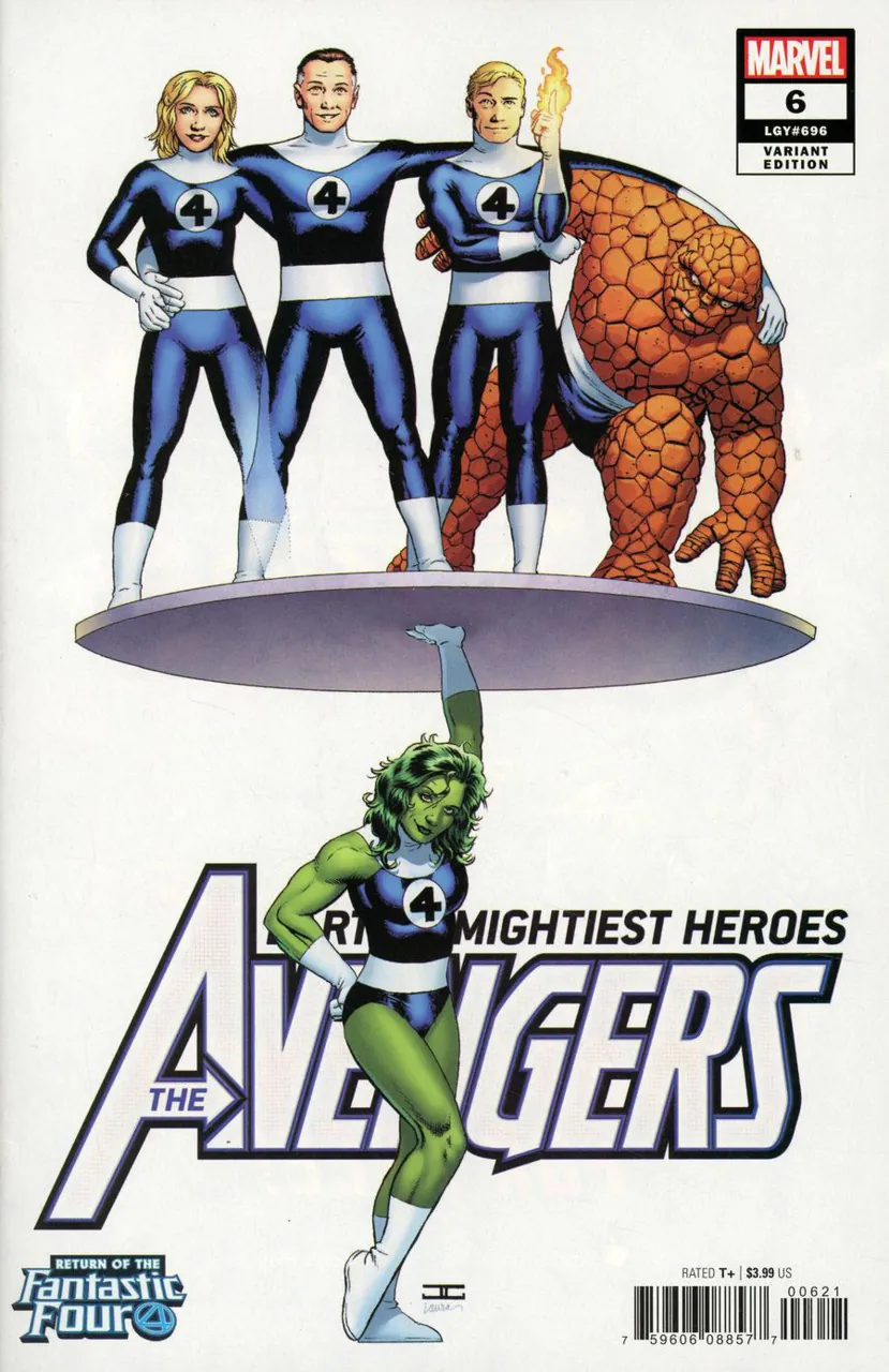 Cover of Avengers #6 (696)