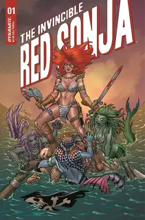 Cover of The Invincible Red Sonja #1