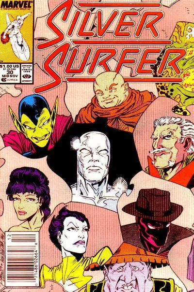 Cover of Silver Surfer #30