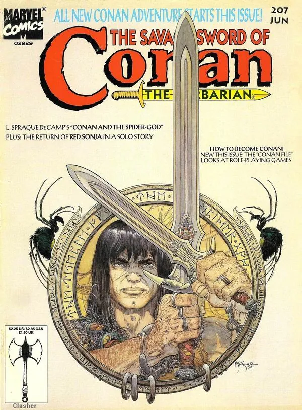 Cover of The Savage Sword of Conan #207