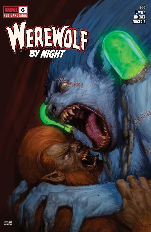 Cover of Werewolf by Night: Red Band #6