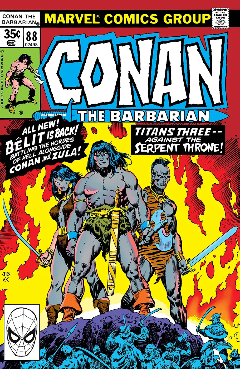 Cover of Conan the Barbarian #88