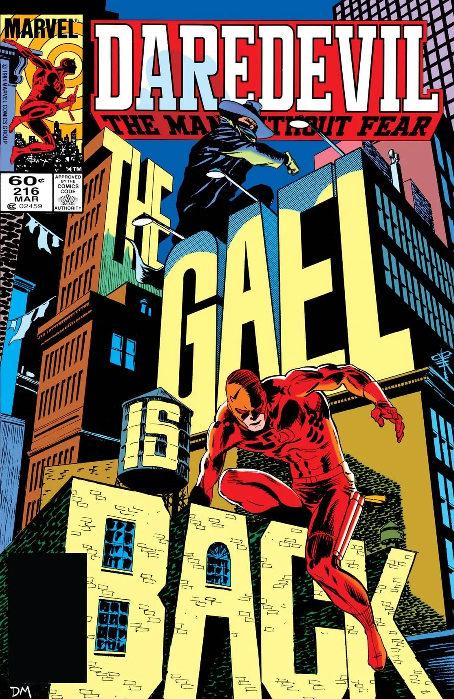Cover of Daredevil #216
