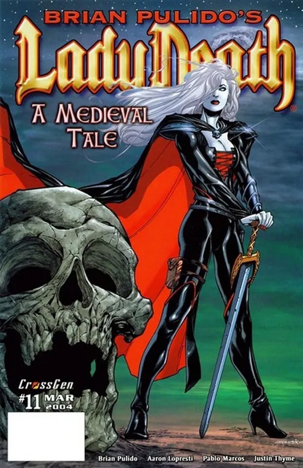 Cover of Brian Pulido's Lady Death: A Medieval Tale #11