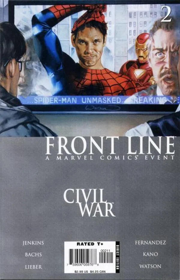 Cover of Civil War: Front Line #2