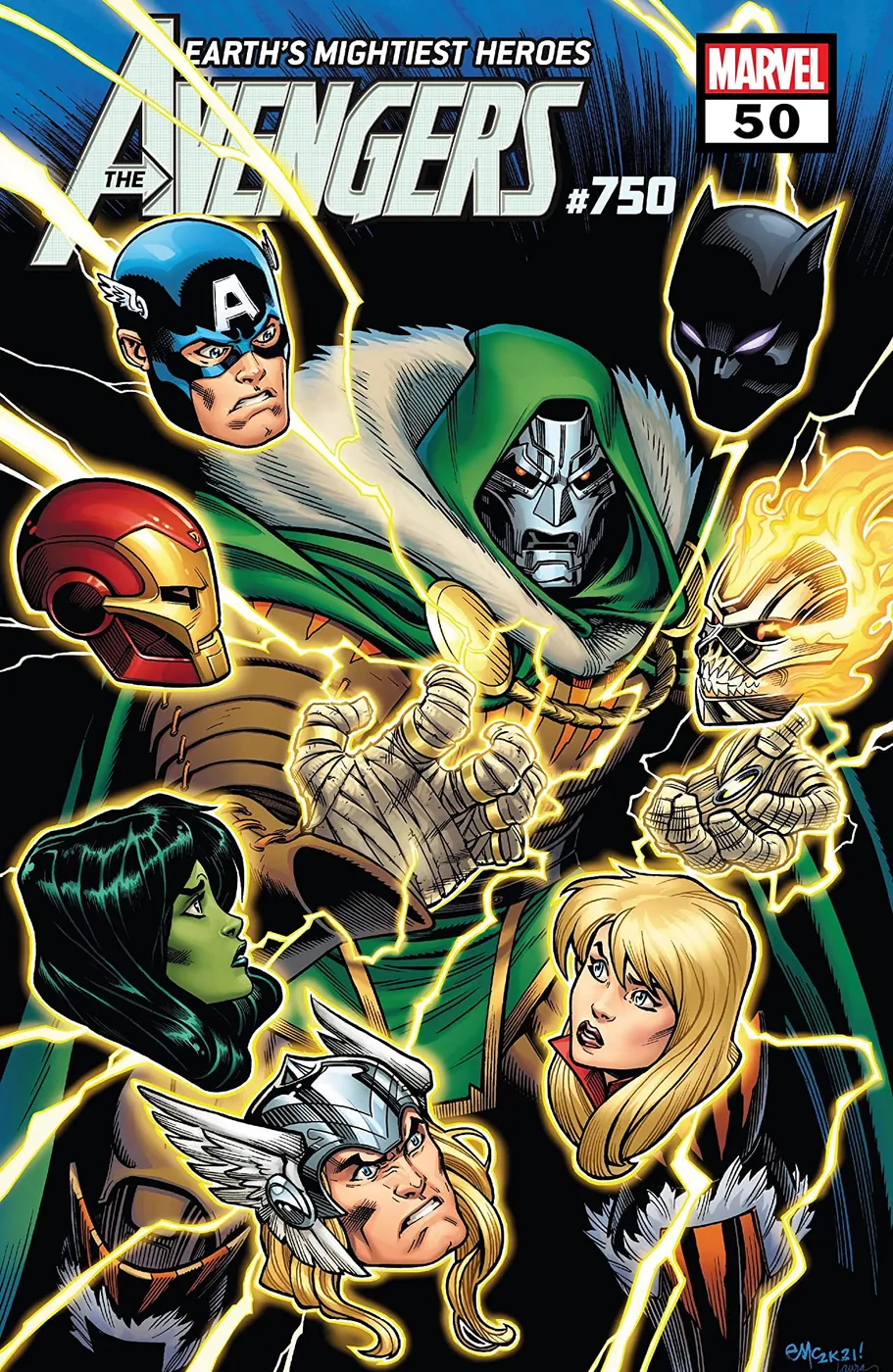 Cover of Avengers #50 (750)