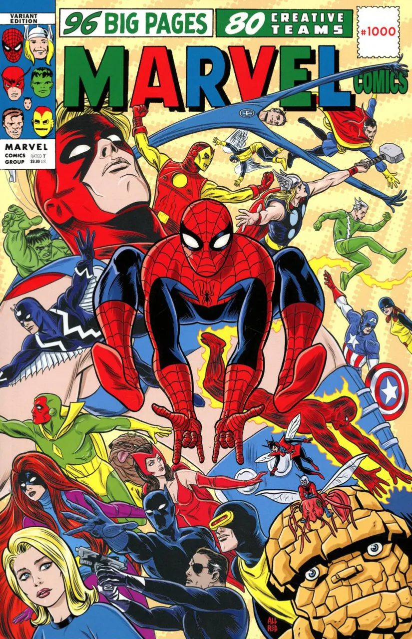 Cover of Marvel Comics #1000