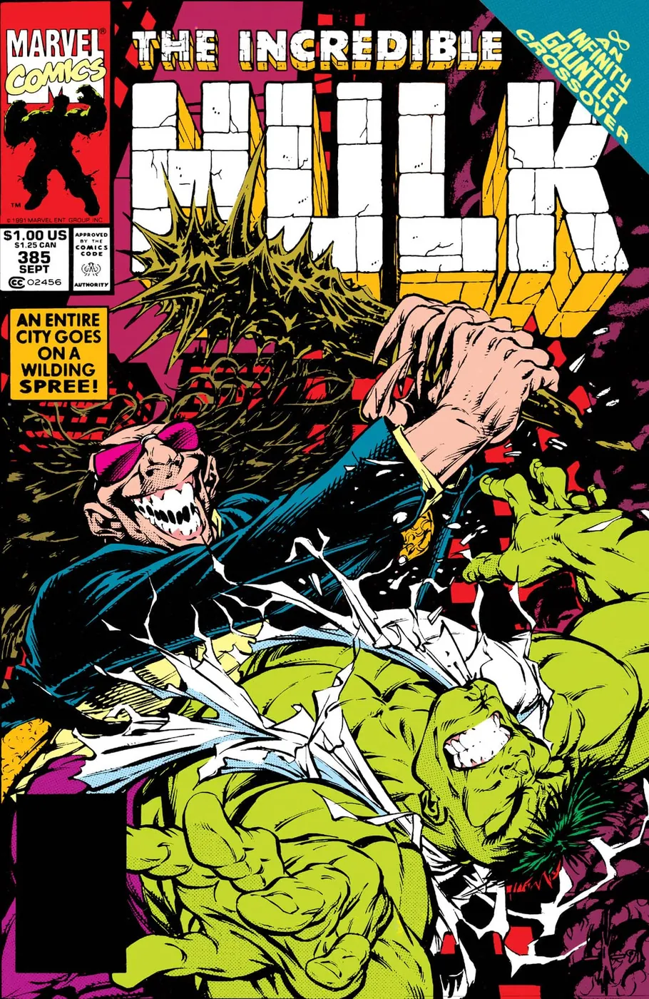 Cover of The Incredible Hulk #385