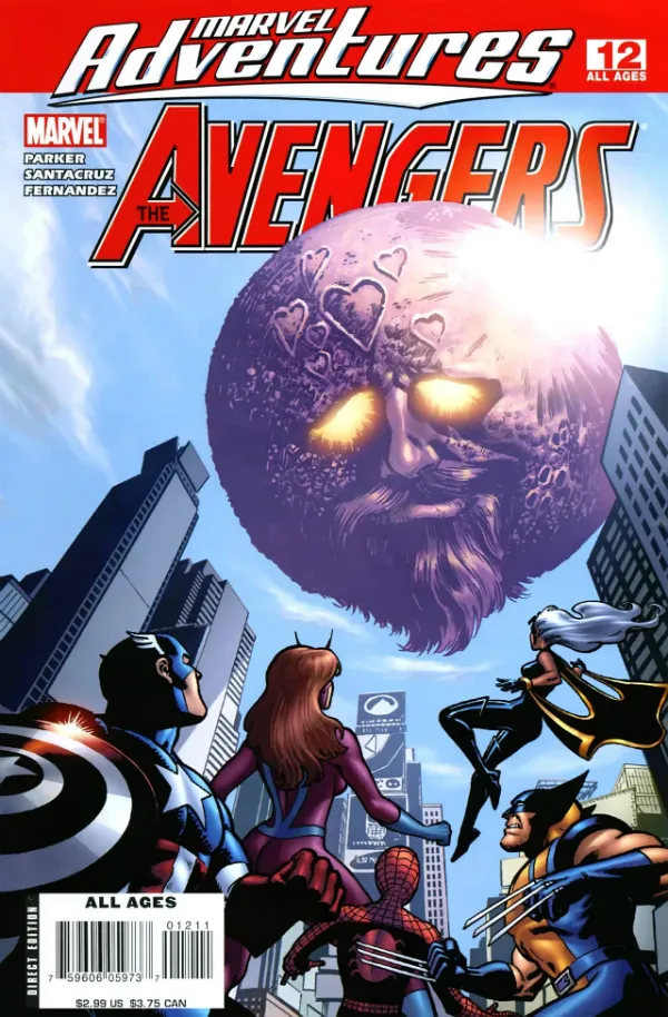 Cover of Marvel Adventures The Avengers #12