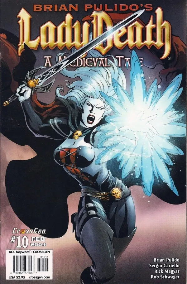 Cover of Brian Pulido's Lady Death: A Medieval Tale #10