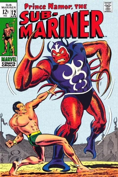 Cover of Sub-Mariner #12