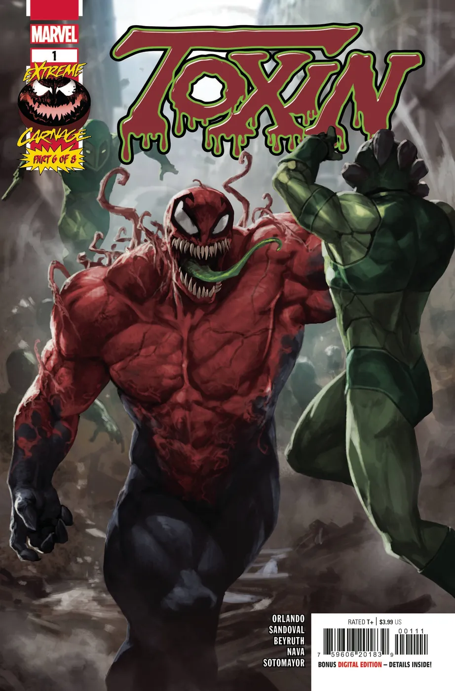 Cover of Extreme Carnage: Toxin #1