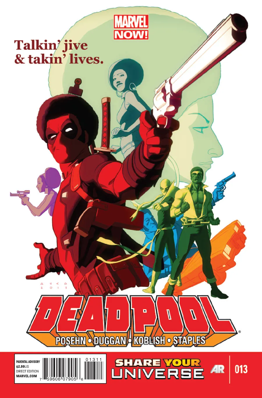 Cover of Deadpool #13