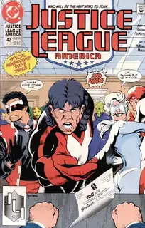 Cover of Justice League America #42