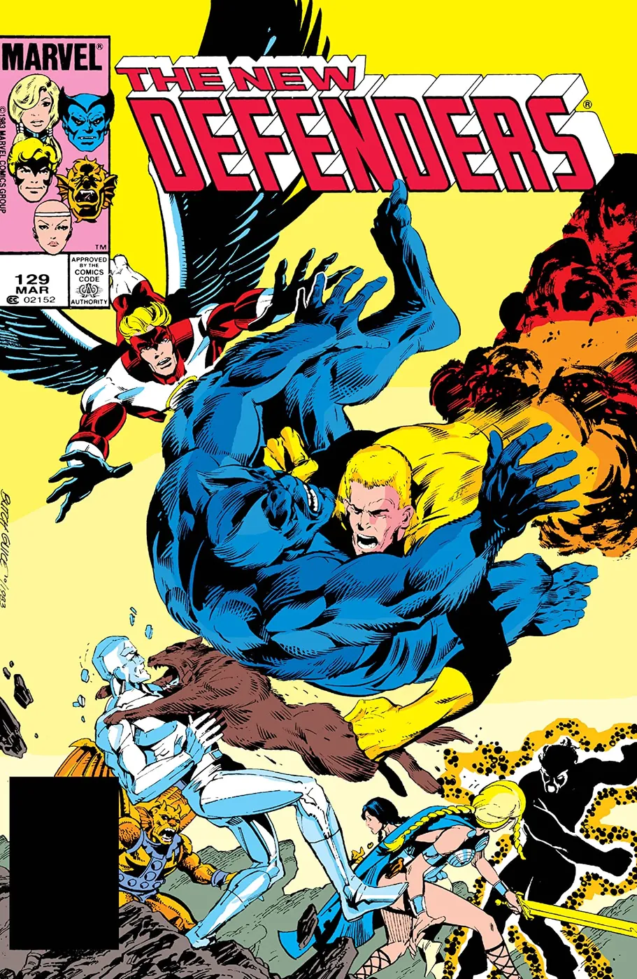 Cover of The Defenders #129
