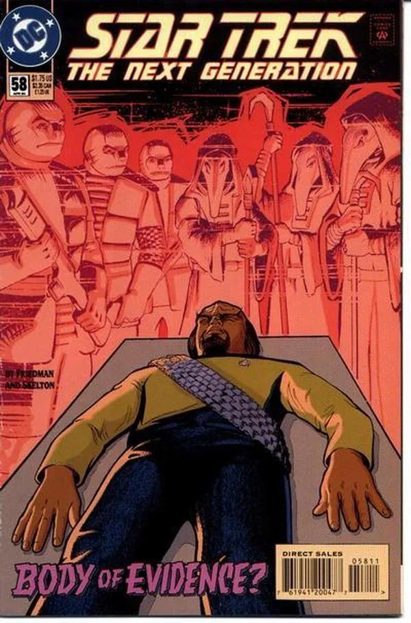 Cover of Star Trek: The Next Generation #58