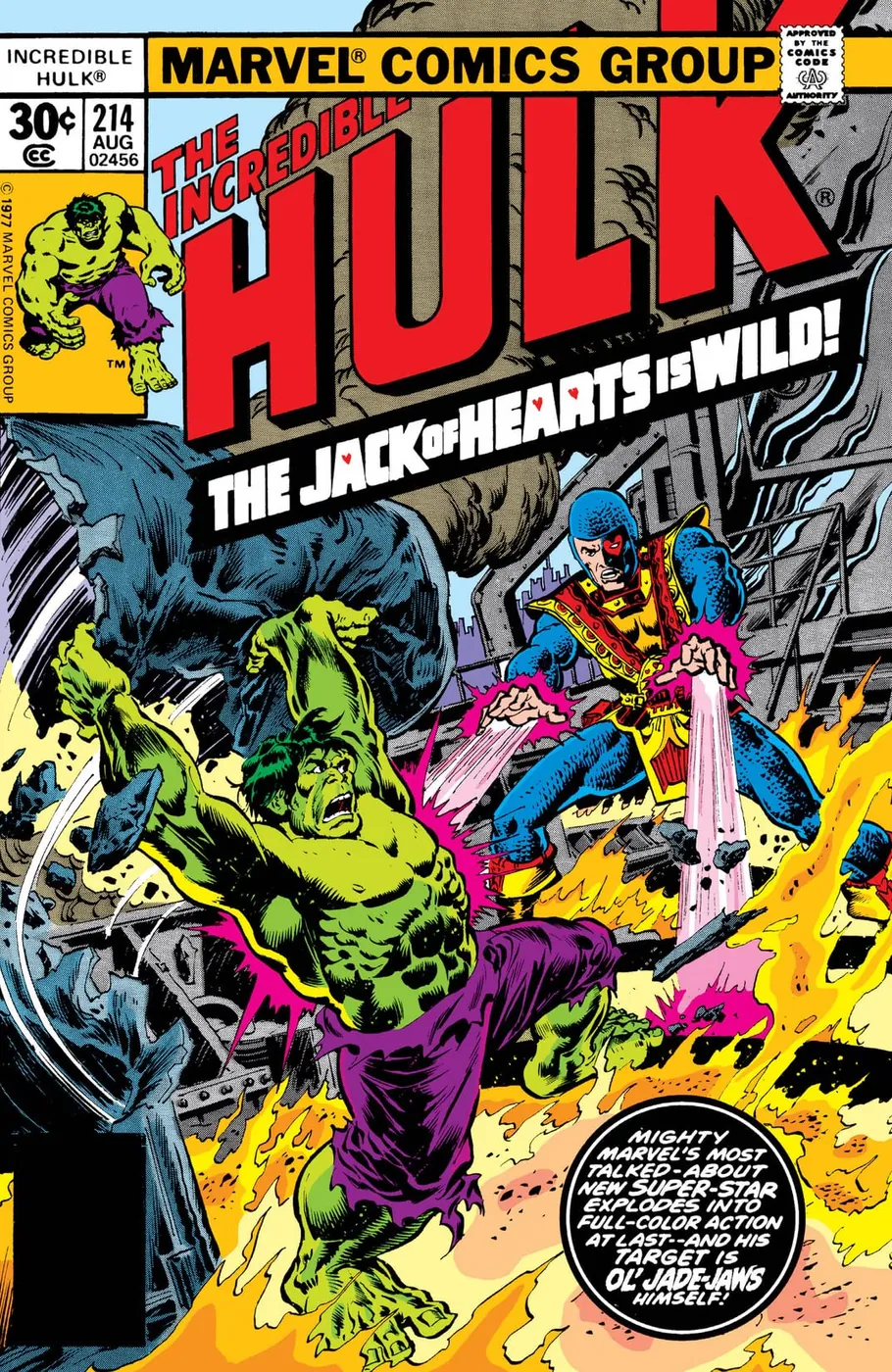 Cover of The Incredible Hulk #214