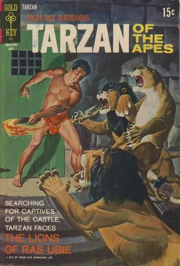 Cover of Edgar Rice Burroughs' Tarzan of the Apes #201
